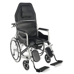 iCare Reclining Commode Wheelchair U-cut - 108U - Surgismart