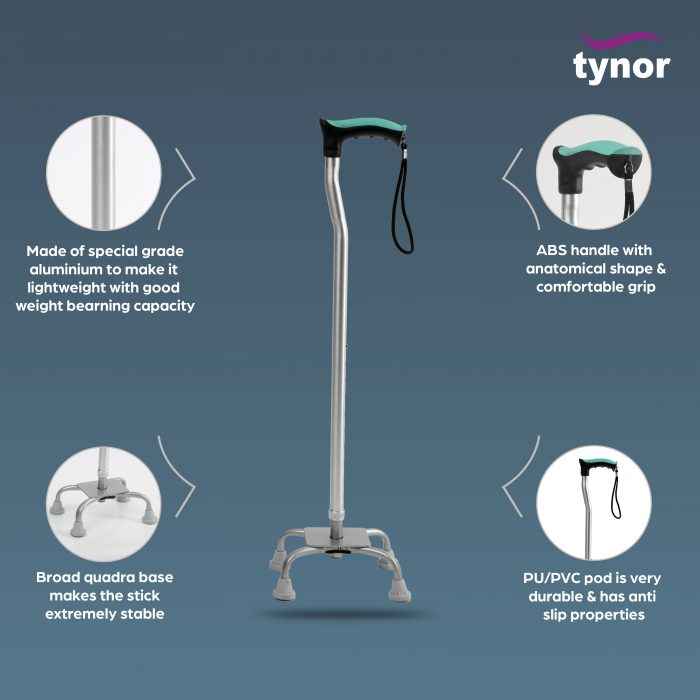 TYNOR L-12 WALKING STICK QUADRIPOD