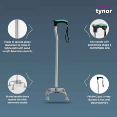 TYNOR L-12 WALKING STICK QUADRIPOD
