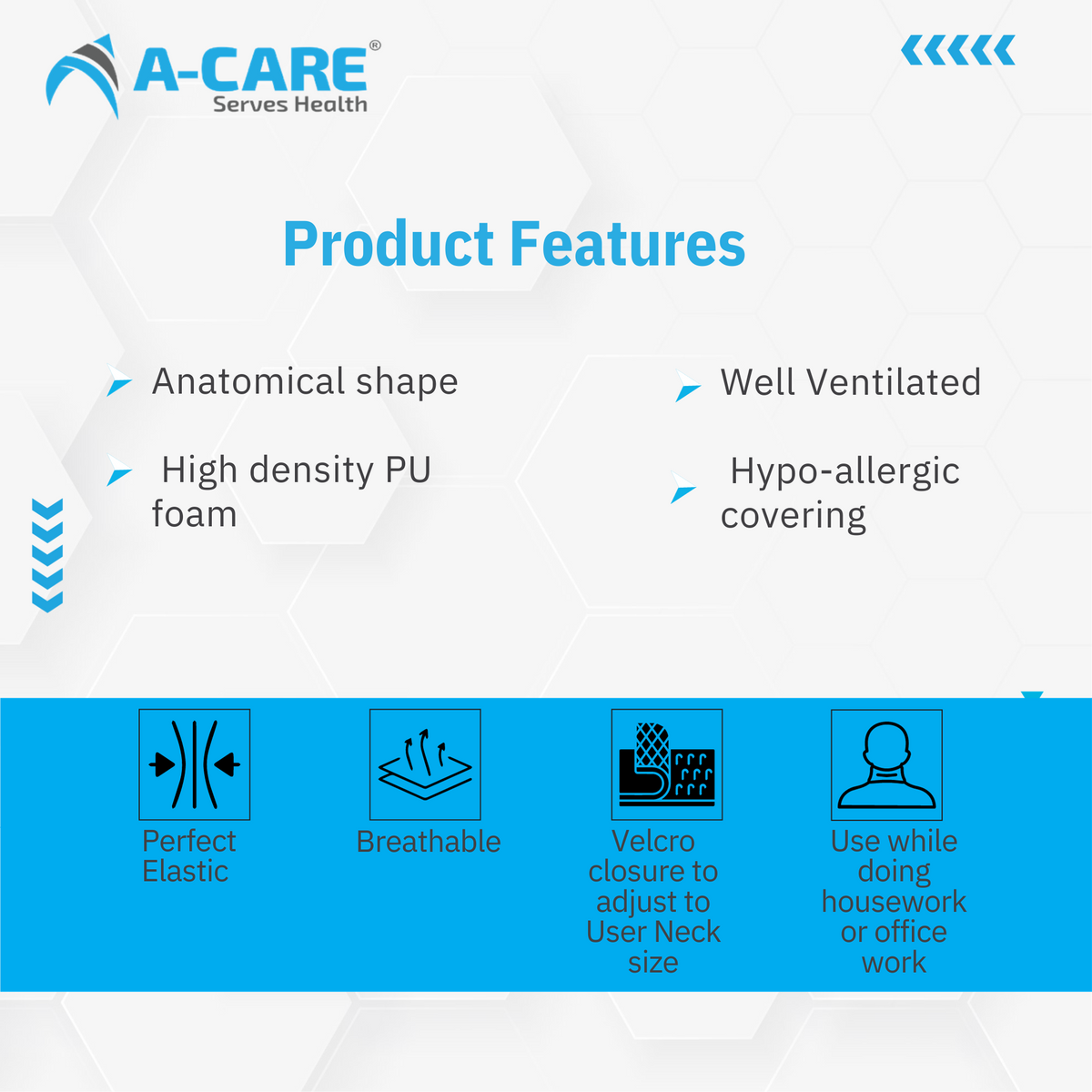 Acare Cervical Collar With Soft Support - Surgismart