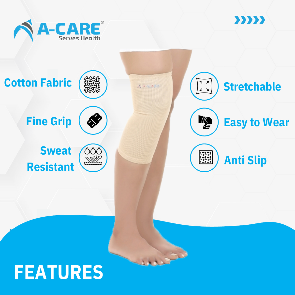 Acare Knee Cap Soft (4-Way) - Surgismart