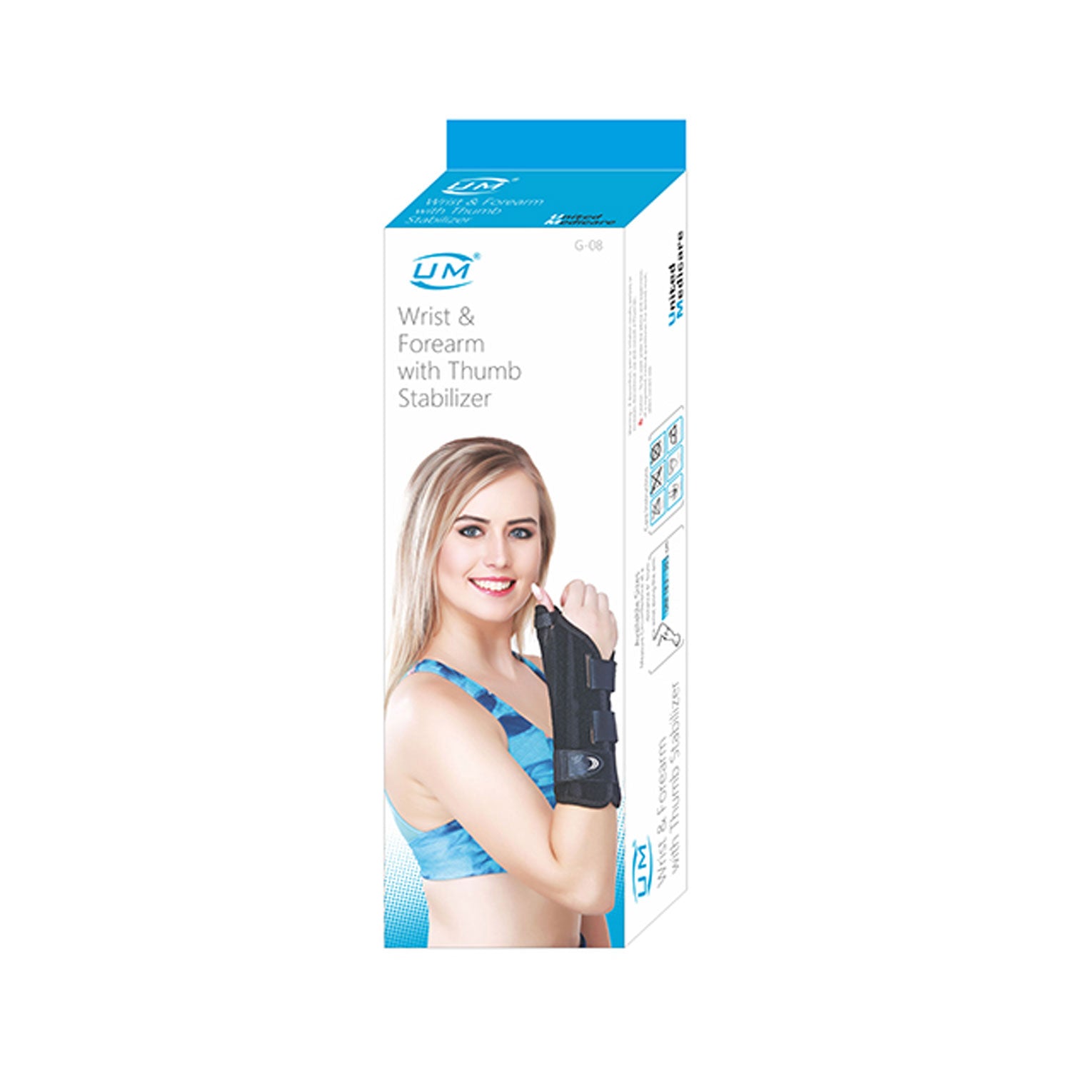 United Medicare Wrist and Forearm with Thumb Stabilizer (G-08) - Surgismart