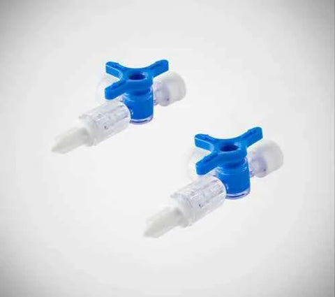 Bi-Valve Three Way Stop Cock