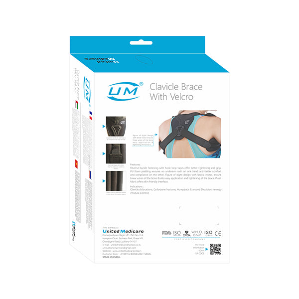 United Medicare Clavicle Brace with Velcro (C-04) - Surgismart