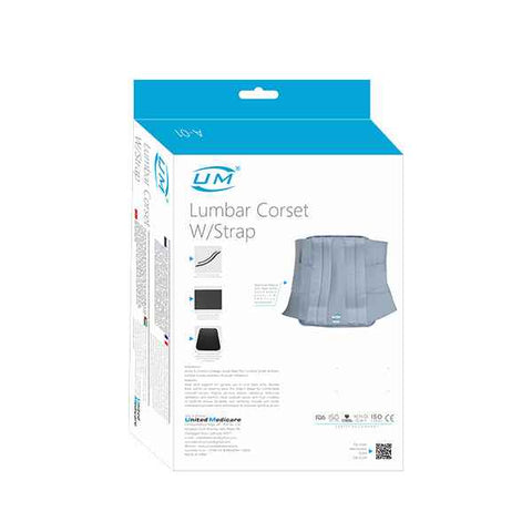 United Medicare Lumbar Corset with Strap (A-01)